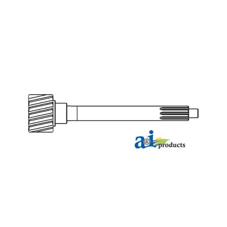 A & I Products Power Input Shaft w/ 6 Speed Transmission 15" x3.5" x3.5" A-1669325M1